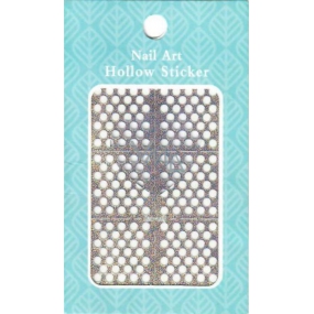 Nail Accessory Hollow Sticker templates for nails multicolored circles 1 sheet 129