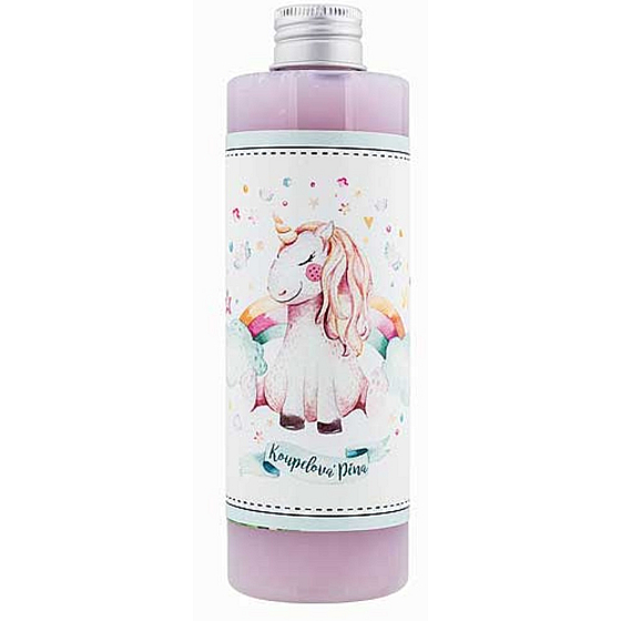 Bohemia Gifts Unicorn Lavender and poppy bath foam for children 250 ml