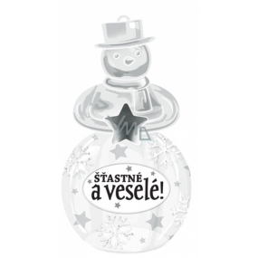 Albi Shining Christmas ornament on the tree Happy and Merry! 8 cm