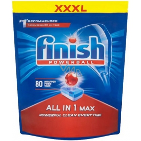 Finish All in 1 Max Regular dishwasher tablets 80 pieces