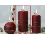 Lima Sparkling candle wine cylinder 70 x 150 mm 1 piece