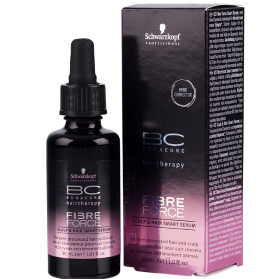 Schwarzkopf Professional BC Bonacure Fiber Force Scalp & Hair Smart serum for renewal of scalp and damaged hair 30 ml