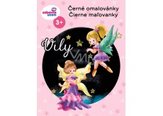 Ditipo Black coloring pages Fairies for children 3+ 32 pages