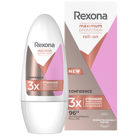 Rexona Maximum Protection Confidence antiperspirant deodorant roll-on maximum protection for women 50 ml
