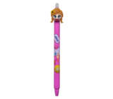 Colorino Rubber pen Disney Emoji pink, blue refill 0.5 mm