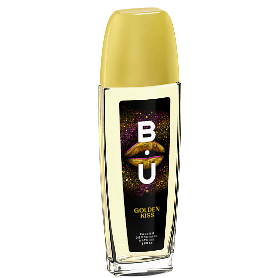 B.U. Golden Kiss perfumed deodorant glass for women 75 ml
