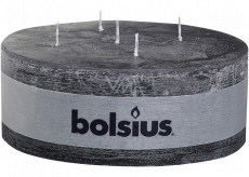 Bolsius Rustic Anthracite design candle 5 wicks 185 x 70 mm