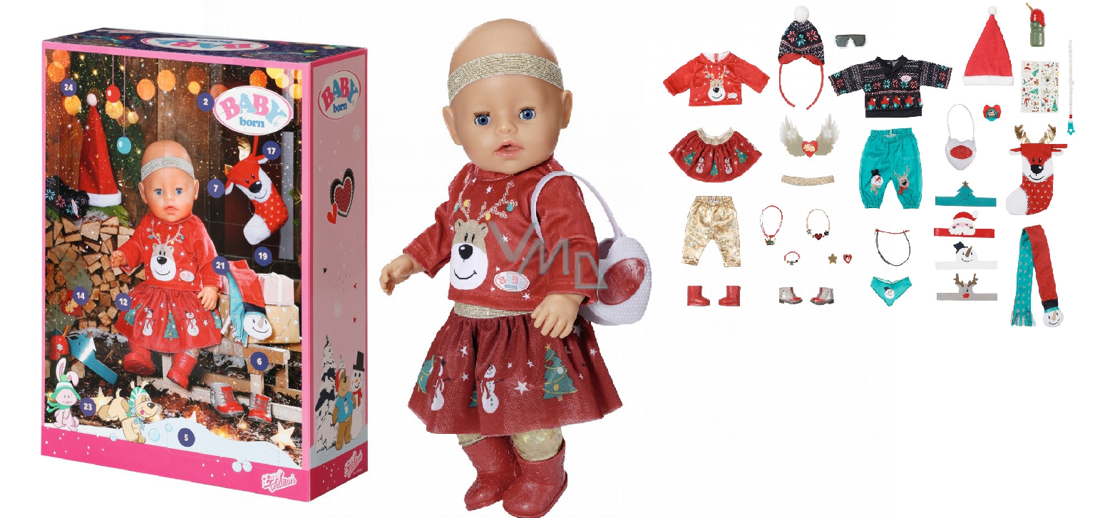 Baby Born Advent calendar with 24 surprises 2021 VMD parfumerie drogerie