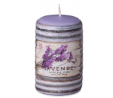 Candles Lavender vonná svíčka válec 50 x 80 mm