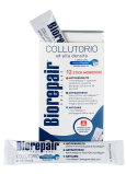 Biorepair Collutorio 3in1 antibacterial mouthwash in a 12 x 12 ml sachet