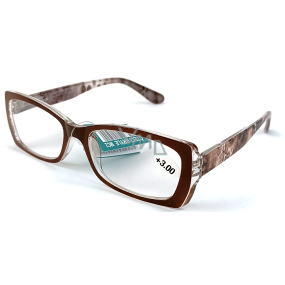 Berkeley Reading dioptric glasses +3.0 plastic brown 1 piece MC2249