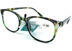 Berkeley Reading dioptric glasses +1.5 plastic blue green-brown 1 piece MC2198
