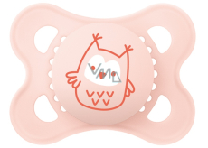 Mam Original silicone orthodontic pacifier 0+ months Pink with owl