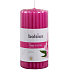 Bolsius Aromatic True Scents Peony - Peony scented candle cylinder fluted 60 x 12 mm