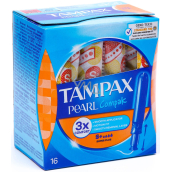 Tampax Compak Pearl Super Plus women's tampons with applicator 16 pieces