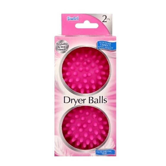 Swirl eco friendly Dryer Balls, 2 pieces