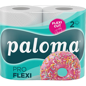 Paloma 2-ply paper towels Pro Flexi XL, 2 pcs, 22 m Paloma 2-ply paper towels Pro Flexi XL, 2 pcs, 22 m