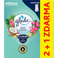Glade Air Freshener Refill Touch Fresh Exotic Tropical Blossoms 3× 10 ml