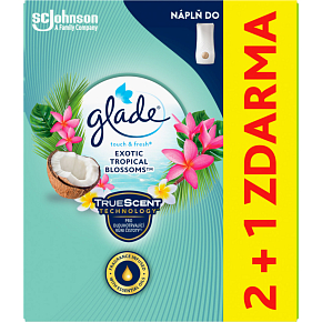 Glade Air Freshener Refill Touch Fresh Exotic Tropical Blossoms 3× 10 ml