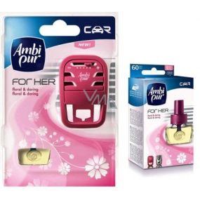 Ambi Pur Car for Her Flowers and elegance complete machine for your car 7 ml