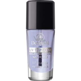 Dermacol UV Top Coat High Brilliant Nail Polish High gloss UV topcoat 10 ml
