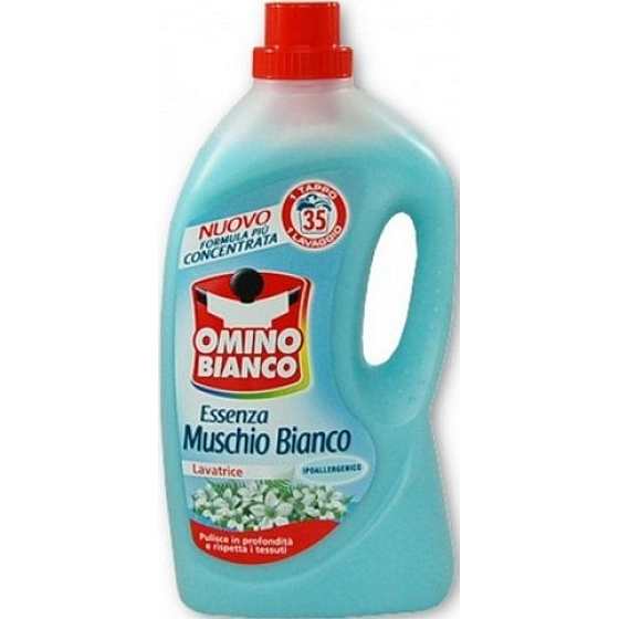 Omino Bianco Essenza Muschio Bianco Nature Fresh liquid detergent 35 doses 2.625 l