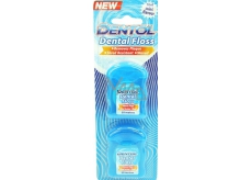 Dentol Dental Floss Cool Mint dentální voskovaná nit 2 x 50 metrů