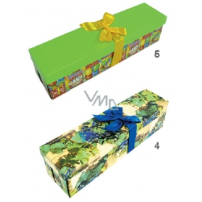 Anděl Folding gift box with ribbon for a year-round bottle, 34x9.5x9.5 cm