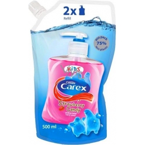 Carex Strawberry Candy Kids Strawberry antibacterial liquid soap refill 500 ml