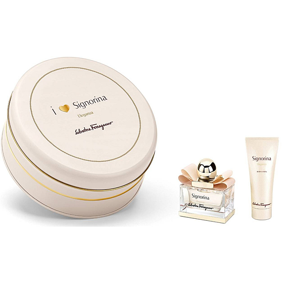 Salvatore Ferragamo Signorina Eleganza perfumed water for women 30 ml + body lotion 50 ml, gift set