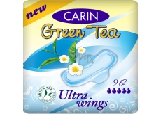 Carin Ultra Wings Green Tea hygienické vložky 9 kusů