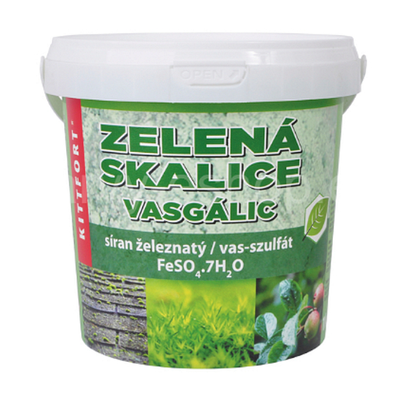 Kittfort Green Vitriol, ferrous sulfate for moss control in grassy areas 1 kg