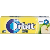 Wrigley's Orbit Apple Sugar-Free Chewing Gum Fruit Dragees 10 Pieces 14 g