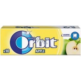 Wrigleys Orbit Sugar-Free Apple Gum Fruit Dragees 10 pieces 14 g