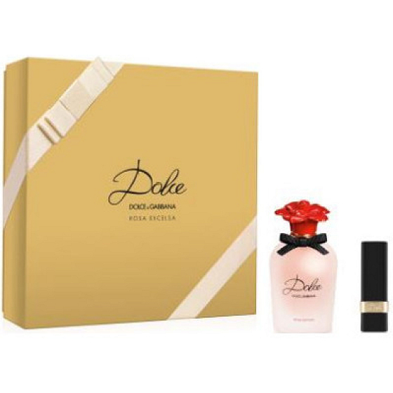 Dolce & Gabbana Dolce Rosa Excelsa Eau de Parfum for Women 50 ml + Dolce Flirt lipstick, gift set