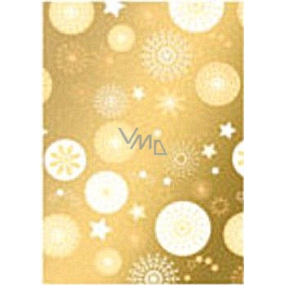 Ditipo Gift wrapping paper 70 x 500 cm Christmas gold stars 2033913