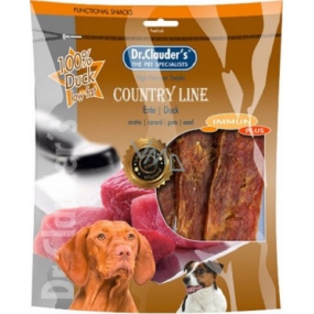 Dr. Clauders Country Line Duck slices of dried meat for dogs 170 g