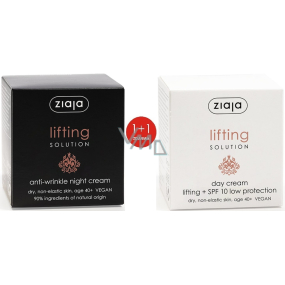 Ziaja Lifting Solution anti-wrinkle day cream 50 ml + anti-wrinkle night cream 50 ml, duopack
