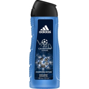 Adidas UEFA Champions League Champions Edition 2in1 shower gel and shampoo for men 400 ml