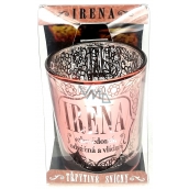 Albi Shimmering candle holder made of glass for tea candle IRENA, 7 cm
