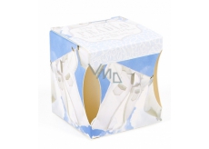 Albi Fresh linen scented candle in a box, burns 15 hours 52 g