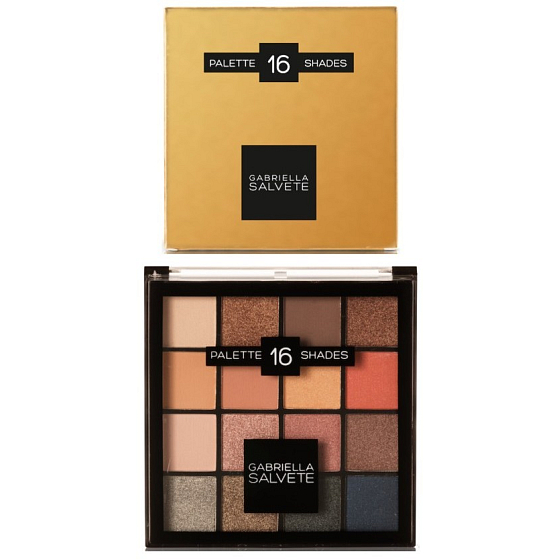 Gabriella Salvete Eyeshadow Palette 16 Eyeshadows 20.8 g