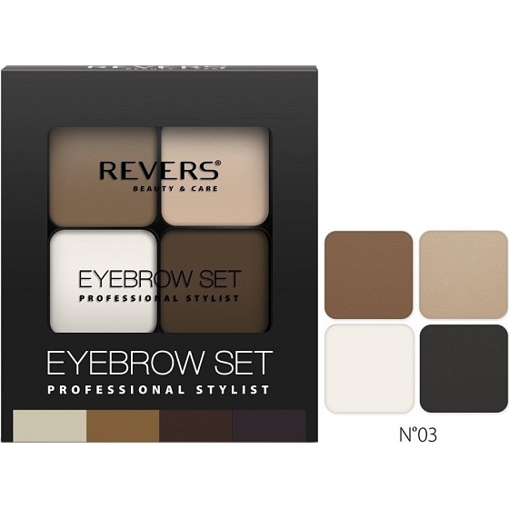 Revers Eyebrow Set Professional Stylist Eyebrow Set 03 18 g