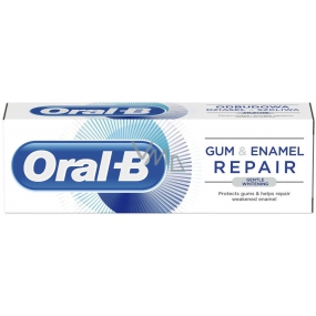 Oral-B Gum & Enamel Repair Gentle Whitening toothpaste for sensitive teeth, properties: with whitening effect, gum protection, enamel protection and protection against tooth decay 75 ml