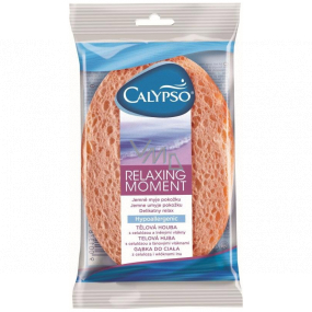 Calypso Relaxing Moment Hypoallergenic body sponge with cellulose and flax fibers
