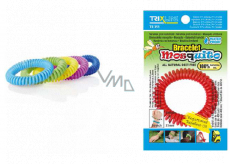 Trixline Mosquito Repellent waterproof bracelet - mosquito net with citriodiol 1 piece, TR 351 random color selection
