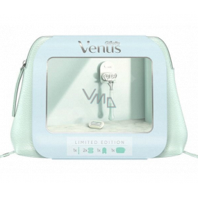 Gillette Venus shaver + spare head 2 pieces + shower holder + case, cosmetic set for women