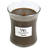 WoodWick Oudwood - Resin scented candle with wooden wick and lid glass medium 275 g