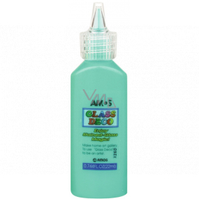 Amos Colors for glass 11. Dark green 22 ml