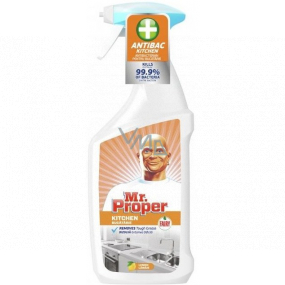 Mr. Proper Kitchen antibacterial liquid cleaner to remove grease and dirt 750 ml spray